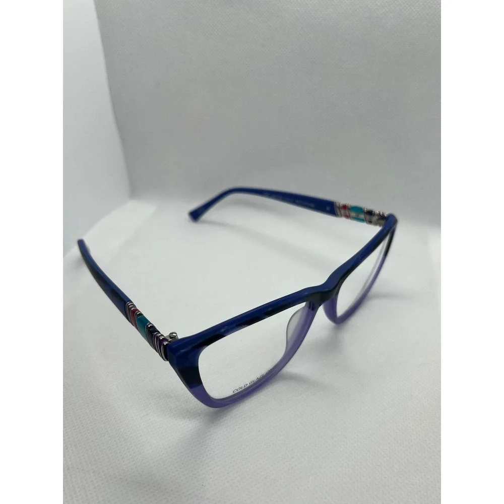 La Matta Designer Cat Eye Eyeglasses‎ Frames Italy Colorful Accent LM3342